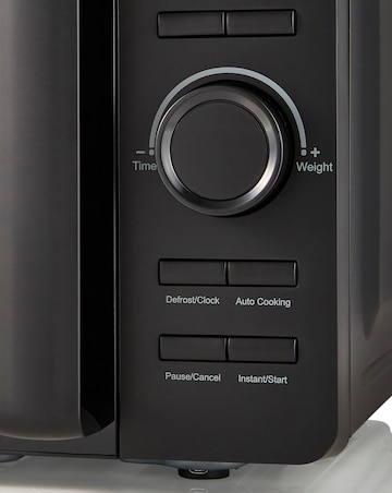 Swan SM22037LBLKN 20Litre Stealth Black Digital Microwave