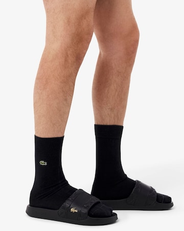 Lacoste Serve Hybrid Slide - Black