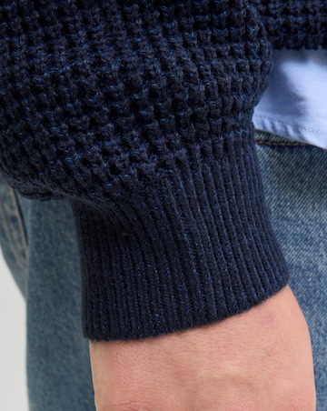 Jack & Jones Global Knitted Jumper - Navy