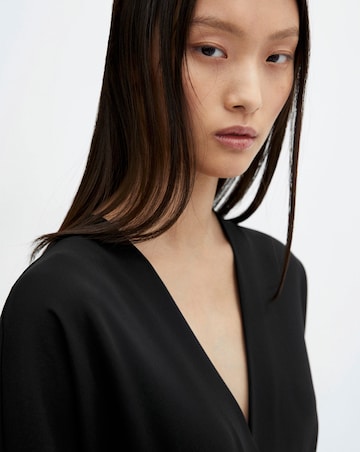 Mango Cross - Neckline Slit Dress