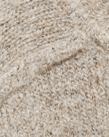 Mango Creme High Neck Sweater