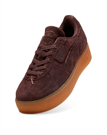 PUMA Palermo Elevata Bow Suede Trainers