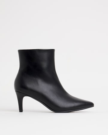 Sabine Ankle Kitten Heel Boots - Extra Wide Fit (EEE)