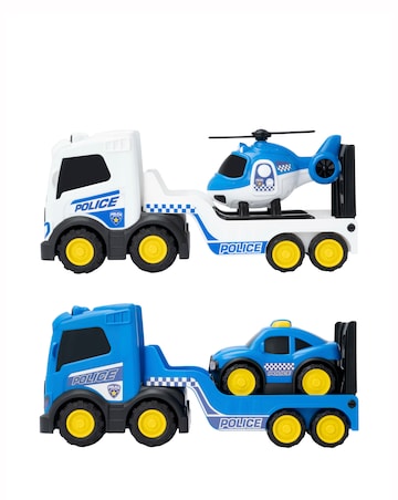 Tiny Teamsterz Chunky Trucks Police Mega Transporter