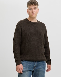 Jack &amp; Jones Global Knitted Jumper - Brown