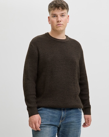 Jack & Jones Global Knitted Jumper - Brown