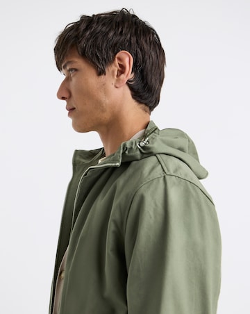 Cotton Peached Hooded Jacket