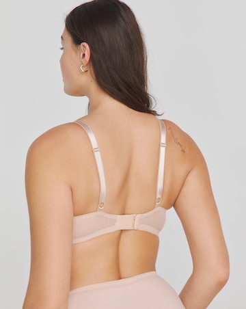 Pretty Secrets Ivy Lace Full Cup Wired Basic Bra (B-G) Almond
