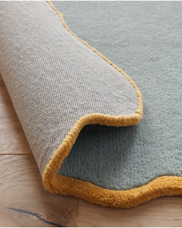 Scalloped Elsie Hand-Tufted Woollen Rug