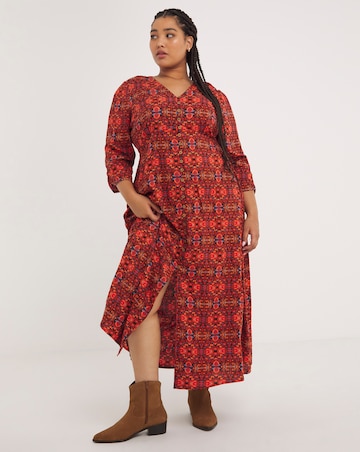 Joe Browns Layla Red Button Through Dress
