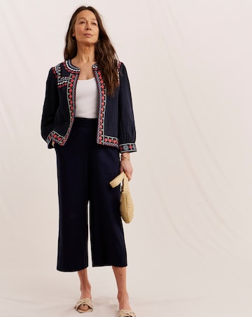 Julipa Cheesecloth Embroidered Jacket