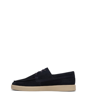 Clarks Lockford Boat Shoes - Navy