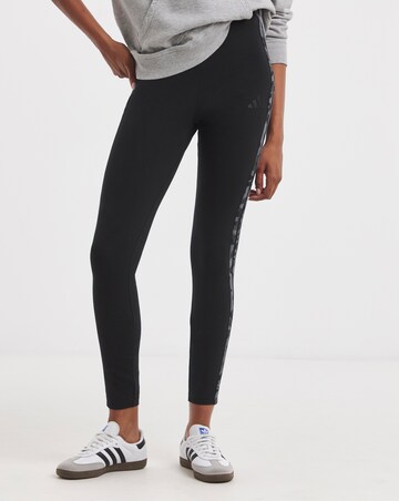 adidas Leopard Print 3 Stripe Leggings