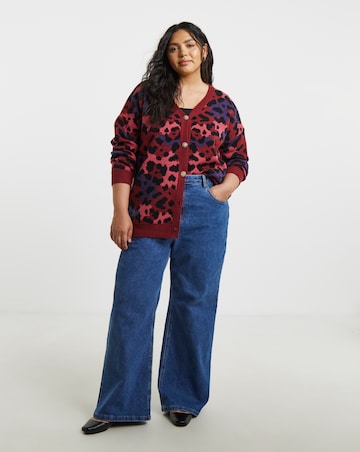 Lovedrobe Animal Long Line Cardigan