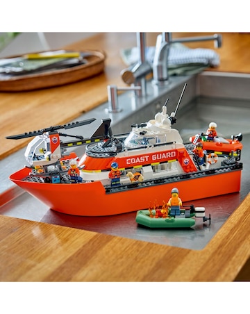 LEGO City Coast Guard Rescue Boat & Helicopter