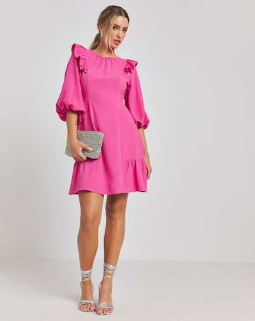 Joanna Hope Frill Shoulder Dress