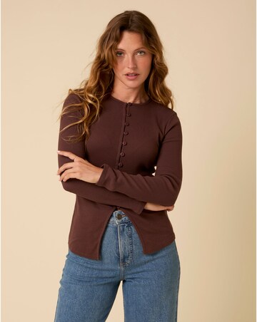 Nobodys Child Rhea Ribbed Waistcoat Top