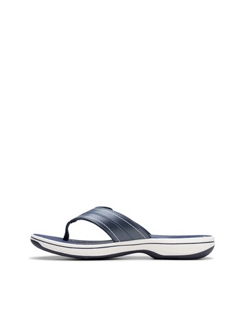 Clarks Navy Cloudsteppers Brinkley Reyna Sandals - Standard Fit (D)