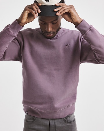 Union Crew Neck Sweatshirt - Plum