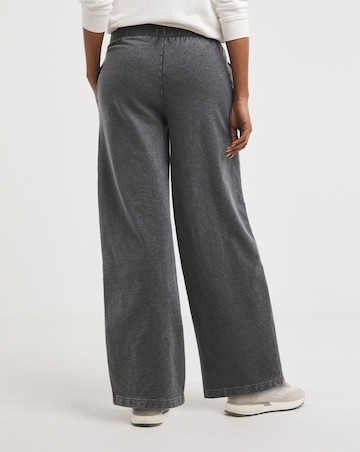 Grey Wide Leg Jogger