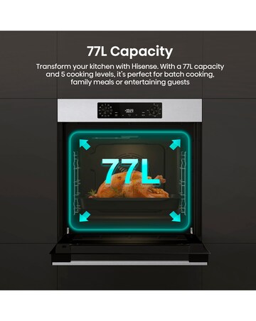 Hisense Hi2 Built In Electric Plug & Play Oven - Stainless Steel