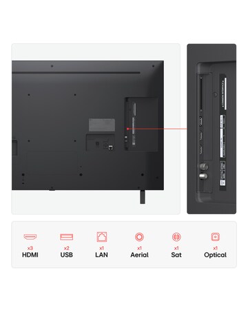 LG 43NANO80A6B 43in NanoCell AI 4K Smart TV