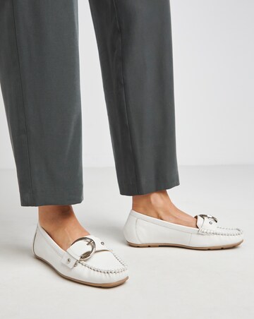 Galore Leather Driving Moccasin - Wide Fit (E)