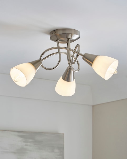 3 Shade Ceiling Light