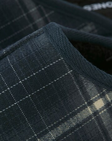 Jack & Jones Dudley Checked Slipper - Navy