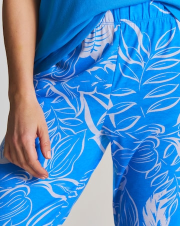 JD Williams Value Pyjama Set Leaf Print