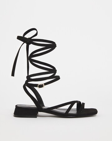Rosalina Strappy Multi Wear Flat Sandals - Wide Fit (E)