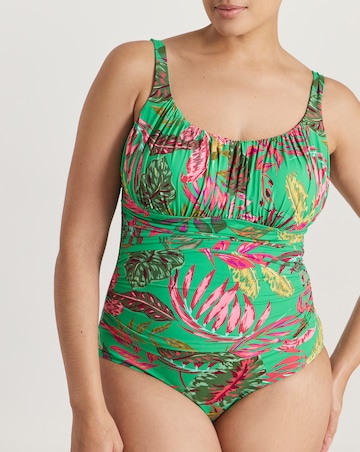 MAGISCULPT Firm Control Lose Up To An Inch Ruched Swimsuit