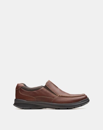 Clarks Cotrell Free Shoes Wide Fit - Tobacco