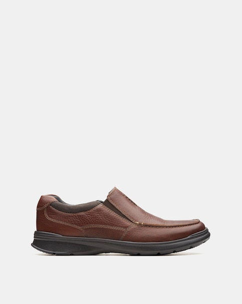Clarks Cotrell Free Shoes - Wide Fit, Tobacco