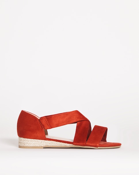Sonya Multi Strap Espadrille - Wide Fit (E)