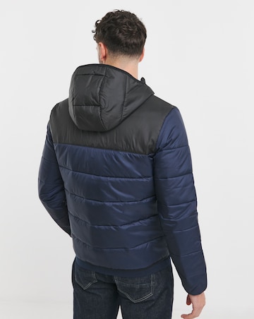Lacoste Classic Hooded Navy Padded Jacket