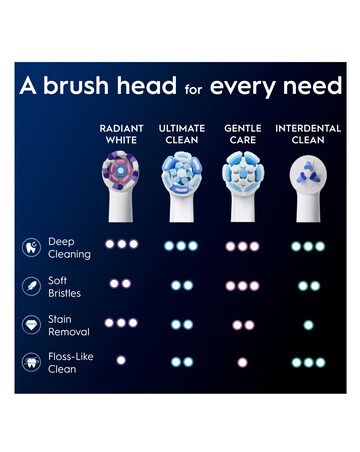 Oral-B iO Radiant White Refill heads 4 Pack