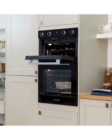 Russell Hobbs RH89DEO2001B/02 89cm High Built-In Double Oven Black Install