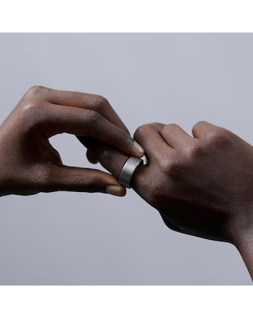 Ultrahuman Ring AIR Bluetooth Smart Ring - Raw Titanium - Size 9