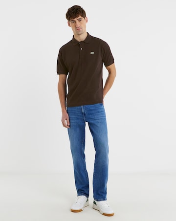 Lacoste Classic Short Sleeve Pique Polo - Brown