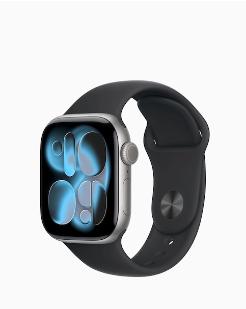 Apple Watch Series 11 GPS 46mm - Space Grey Aluminium/Black Sport Band - M/L
