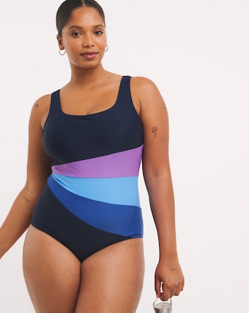 Sports Piping Swimsuit