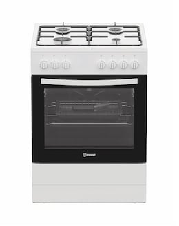 Indesit I6G3PMW/UK 60cm Gas Single Cooker - White + Installation