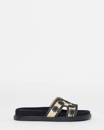 Tierra Embroidered Woven Sandals - Wide Fit (E)