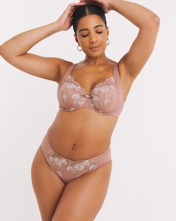 Pretty Secrets (2 Pack) Libby Matching Briefs Almond/Black