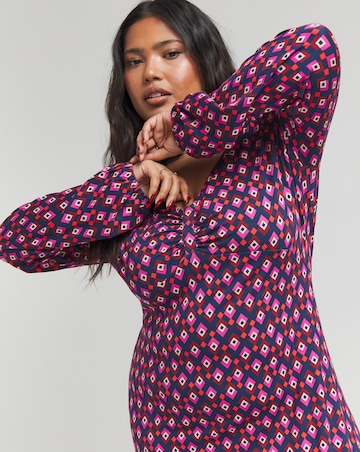 Joe Browns Gorgeous Geo Retro Jersey Midi Dress