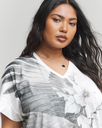 Religion Aviate Floral V-Neck Dress