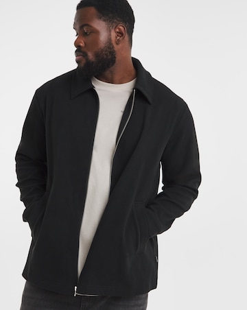 Jack & Jones Blalouis Full Zip Sweatshirt - Black