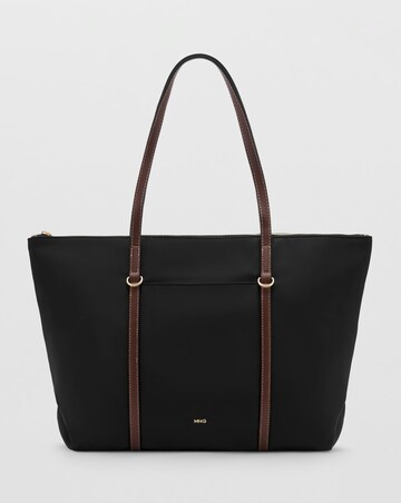 Mango Nylon Shopper Tote Bag