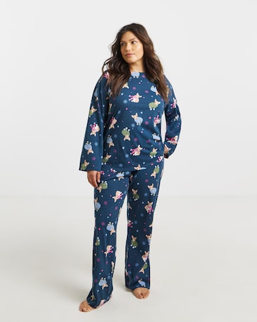 Simply Be (2 Pack) Christmas Dog Print Value Pyjama Set